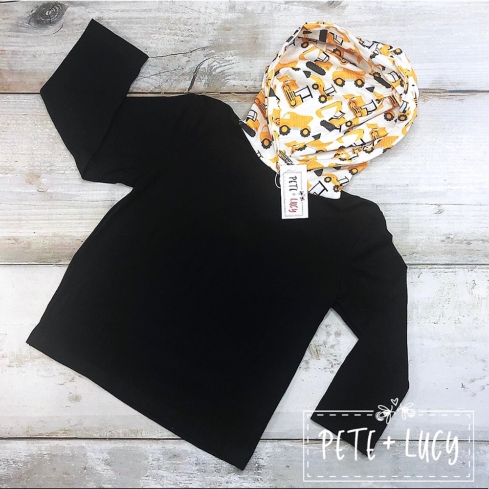 NWT Pete+Lucy Boy’s Shirt Construction Print